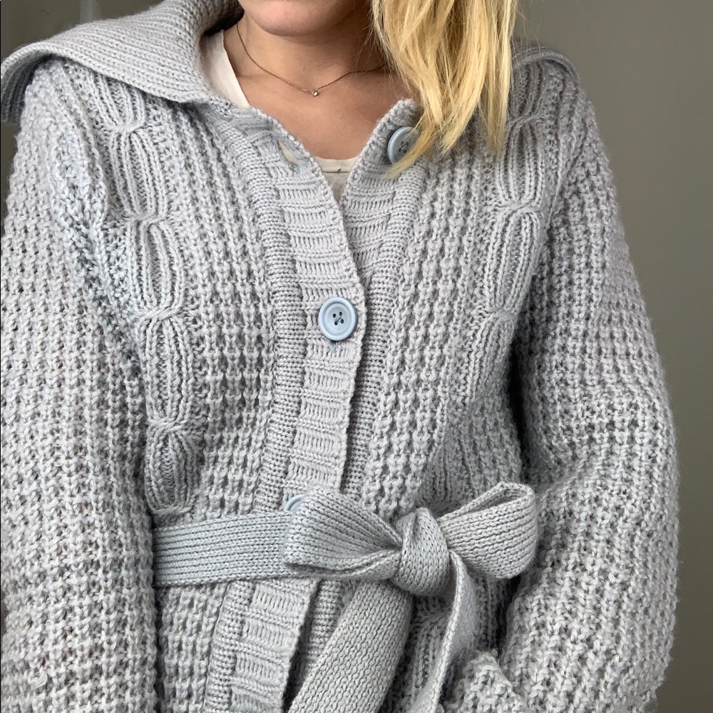 Cabi Wool Knit Bottom Down Jacket - image 2